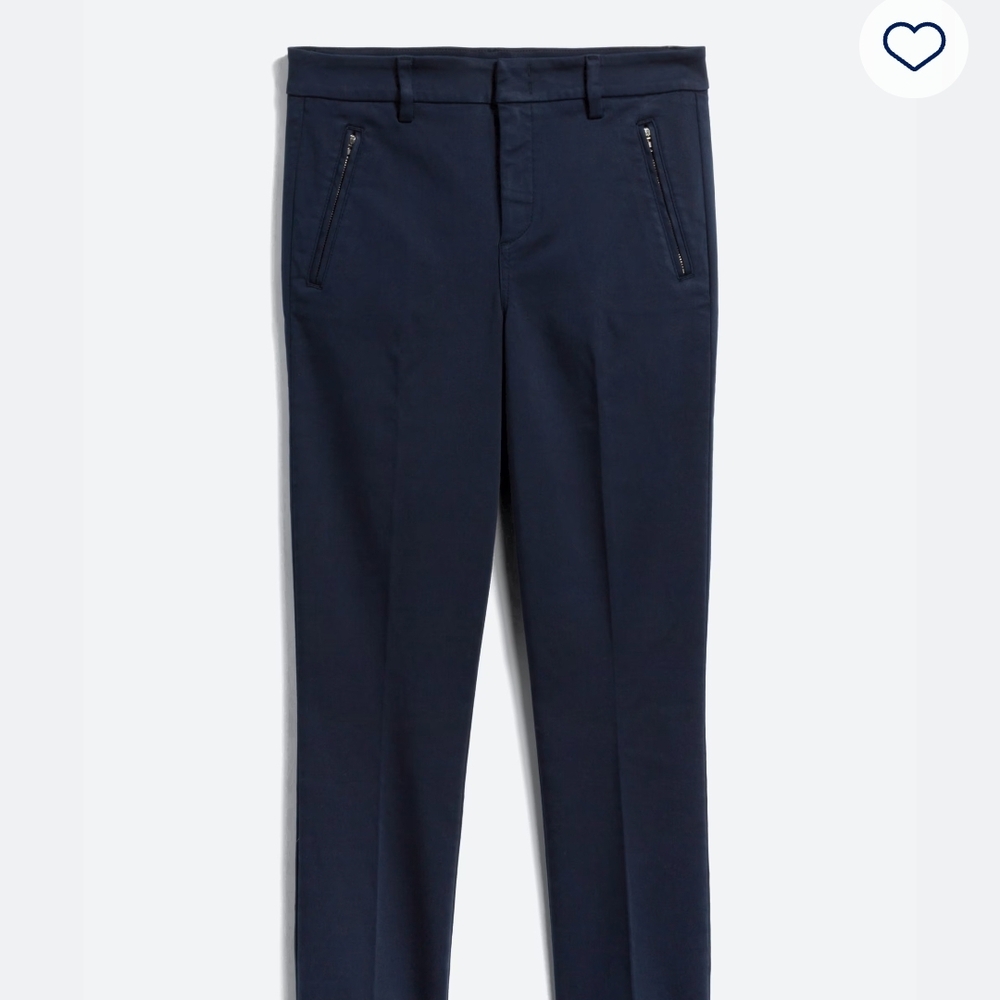 Level 99 Women's Navy Francis Straight Leg Pants